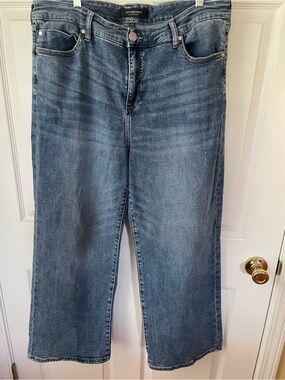 Liverpool Los Angeles Jeans Size 16W Blue Wash Straight Leg Classic